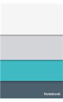 Notebook: Simple And Elegant eye pleasing colorful Notebook Colors: Wild Sand-Iron-Pelorous-Blue Bayoux/Lined and numbred Notebook / Journal Gift, 120 Pages, 