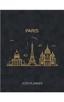 Paris 2020 Planner: Weekly & Daily - Dated With To Do Notes And Inspirational Quotes