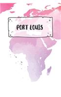 Port Louis: Ruled Travel Diary Notebook or Journey Journal - Lined Trip Pocketbook for Men and Women with Lines