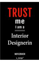 Notizbuch für Interior Designer / Interior Designerin: Originelle Geschenk-Idee [120 Seiten liniertes blanko Papier]