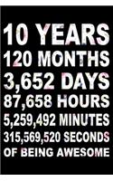 10 Years Of Being Awesome