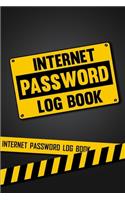Internet Password Log Book