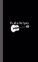 It's all in the lyrics