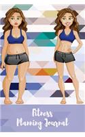 Fitness Planning Journal: Fitness Agenda, Fitness Planner Binder, Fitness Journal and Planner, Fitness Journal for Women, Fitness Journaling, Fitness Happy Planner, Fitness J