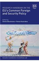 Research Handbook on the EU’s Common Foreign and Security Policy