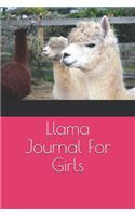 Llama Journal for Girls