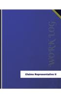 Claims Representative II Work Log: Work Journal, Work Diary, Log - 136 pages, 8.5 x 11 inches(Orange Logs/Work Log)
