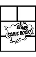 Blank Comic Book: Blank Comic Book Journal Notebook V3