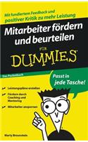 Mitarbeiter foerdern und beurteilen fur Dummies Das Pocketbuch