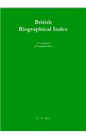 British Biographical Index: (English)