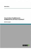 Case Analysis RealNetworks - RealNetworks still hot in business?