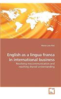 English as a lingua franca in international business