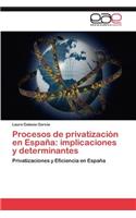Procesos de privatización en España