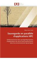 Sauvegarde En Parallèle d'Applications HPC