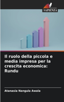 Il ruolo della piccola e media impresa per la crescita economica: Rundu