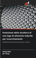 Evoluzione della struttura di una lega di alluminio indurita per invecchiamento