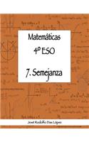 Matem+ticas 41/4 ESO - 7. Semejanza
