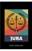 Jura Notizbuch