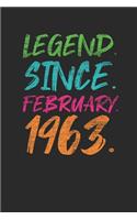 Legend Since February 1963
