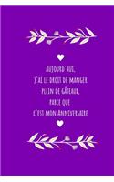 ♥ Aujourd'hui, j'ai le droit de manger plein de gâteaux, parce que c'est mon Anniversaire ♥