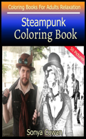 Steampunk Coloring Book For Adults Relaxation 50 pictures