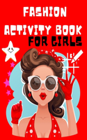 Fashion activity book for girls