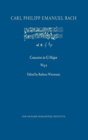 Concerto in G Major, Wq 9