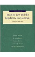 Business Law and the Regulatory Environment: Concepts and Cases