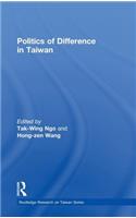 Politics of Difference in Taiwan