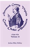 Accomack County, Virginia Court Order Abstracts, Volume 15