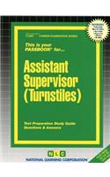 Assistant Supervisor (Turnstiles): Passbooks Study Guide