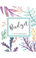Budget 12 Month Budget Planner