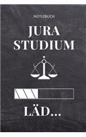 Notizbuch Jura Studium Läd...: A5 Notizbuch KARIERT für Anwälte Juristen - Geschenkidee für Studenten - Abitur - Studium - Jura - Geburtstag - Lustiger Spruch - Studentenbuch