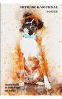 Notebook/Journal - Boxer: Journal Ruled - 50 Blank Pages - 6x9 Inches