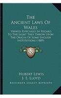 Ancient Laws Of Wales