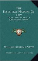 Essential Nature Of Law