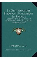 Gentilhomme Etranger Voyageant En France