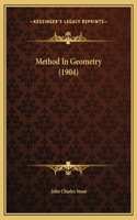 Method In Geometry (1904)