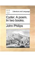 Cyder. A poem. In two books.