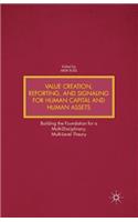 Value Creation, Reporting, and Signaling for Human Capital and Human Assets