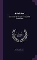 Readiana: Comments On Current Events. Bible Characters