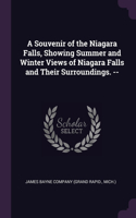 Souvenir of the Niagara Falls, Showing Summer and Winter Views of Niagara Falls and Their Surroundings. --