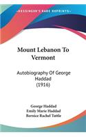 Mount Lebanon To Vermont