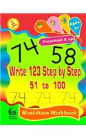 Write 123 Step by Step - 51 to 100 ( Big Book Series )