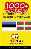 1000+ Estonian - Basque Basque - Estonian Vocabulary