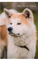 Akita Inu 5th Notebook Record Journal, Diary, Special Memories, To Do List, Academic Notepad, and Much More