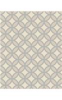 Bullet Grid Journal: Neutral Pattern, 150 Dot Grid Pages, 8x10, Professionally Designed