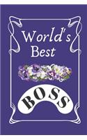 World's Best Boss.writing journal