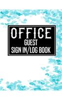 Office Guest Sign in Log Book