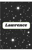 Lawrence Lined Notebook, Journaling, Doodling or Sketching: Perfect Inexpensive Christmas Gift, 120 Page, 6x9